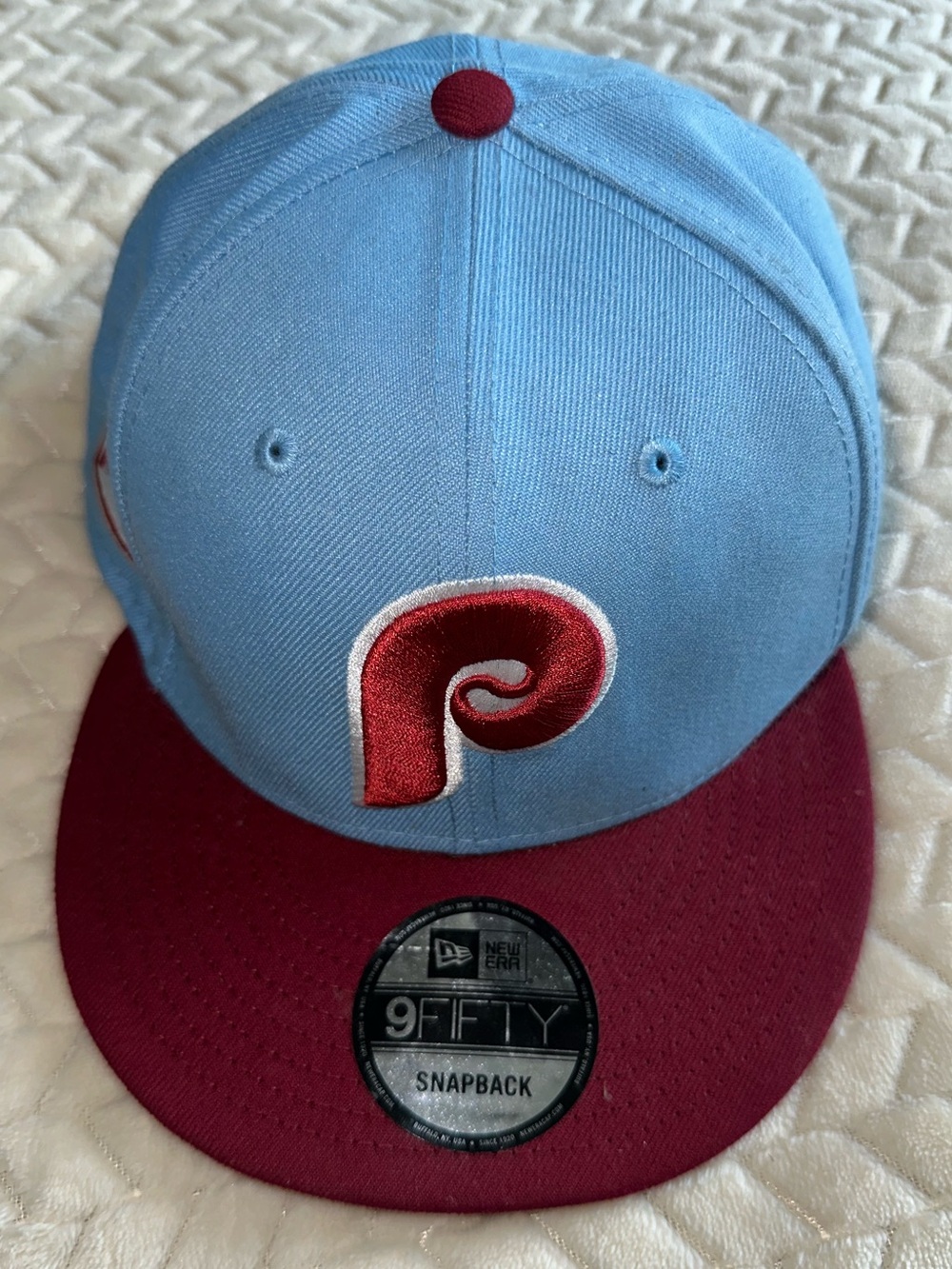 New Era 9fifty Philadelphia Phillies Baseball Hat Blue Size One Size